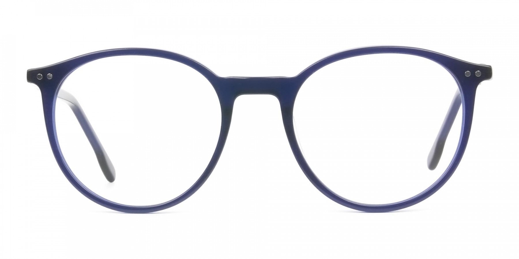 Designer Navy Blue Acetate Eyeglasses  - 1