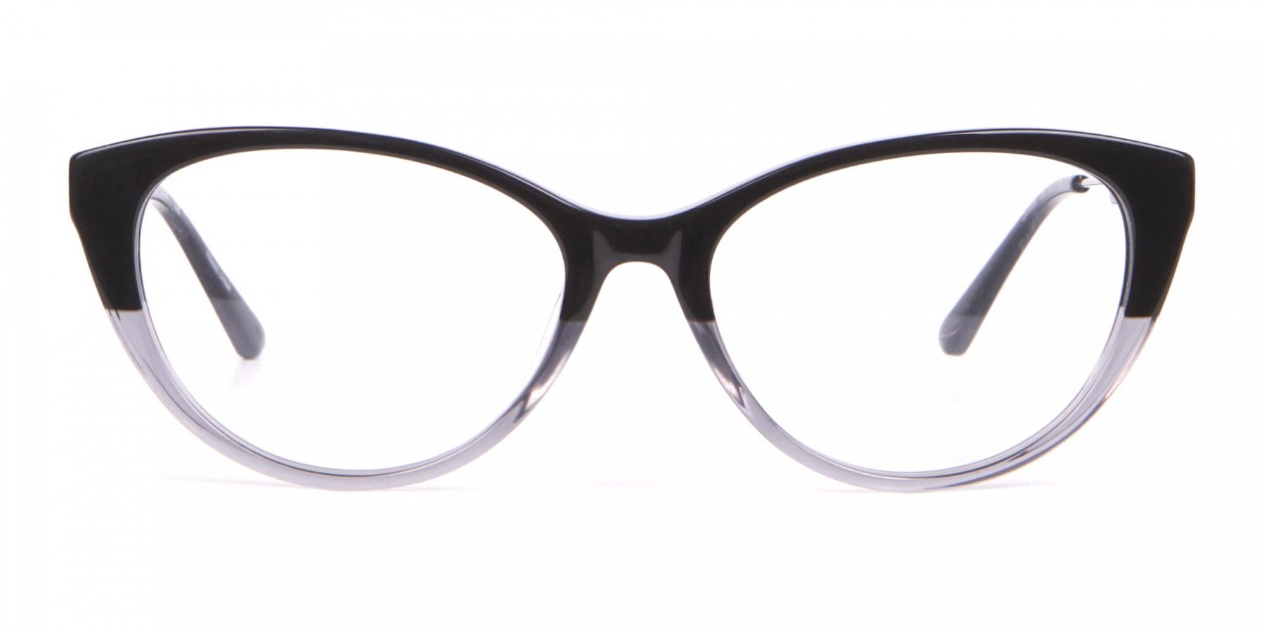 Calvin Klein CK19706 Women Two Tone Cat-Eye Glasses Black-1