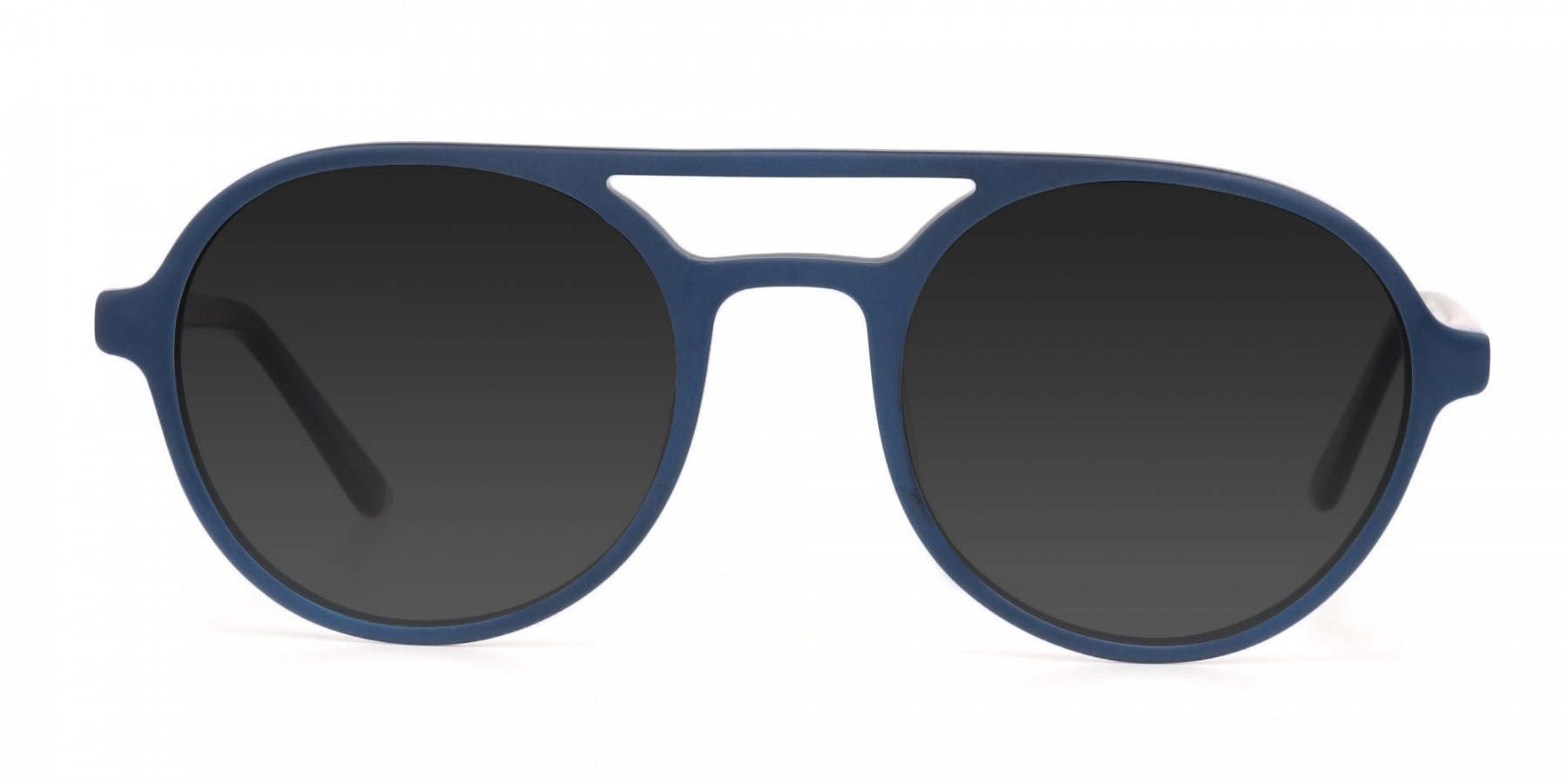 Blue and Turquoise Green Frame Sunglasses - 1