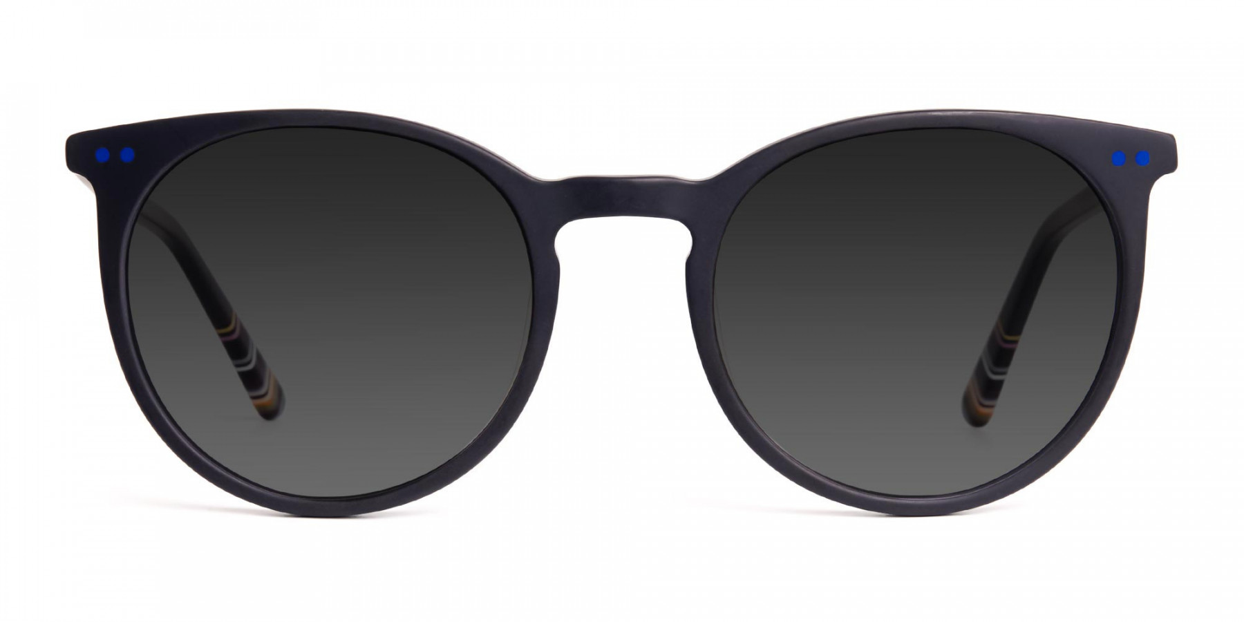 matte-black-designer-indigo-blue-grey-tinted-sunglasses-frame-1