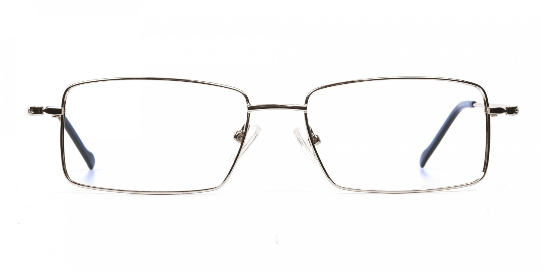 Titanium Glasses in Silver, Eyeglasses - 1