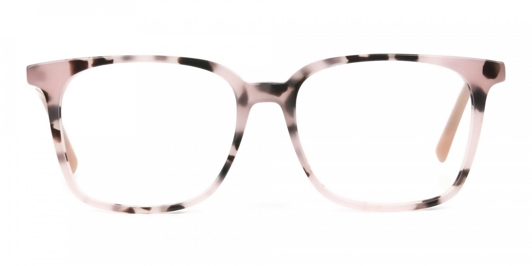 Wayfarer & Square Nude Tortoise Glasses - 1