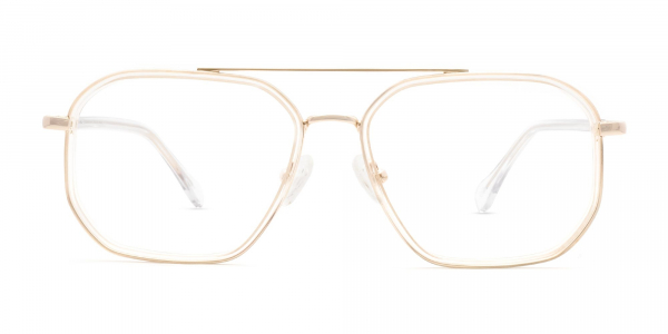 Double Bridge Glasses Frame-1