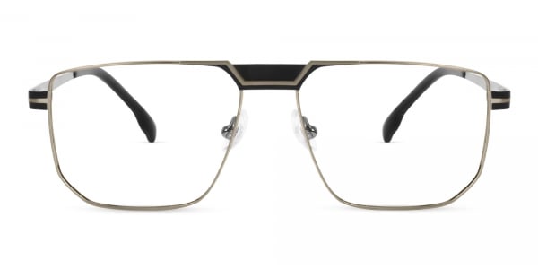 Black And Silver Eyeglasses-1