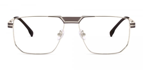 Rectangle Gold Frame Glasses