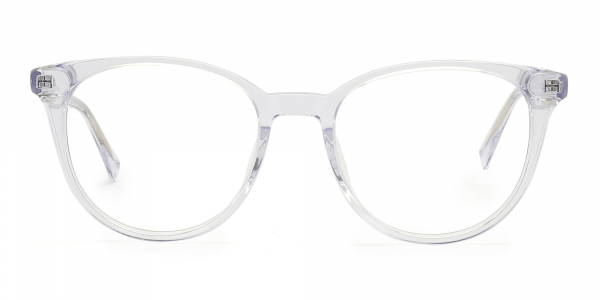 round clear lens glasses