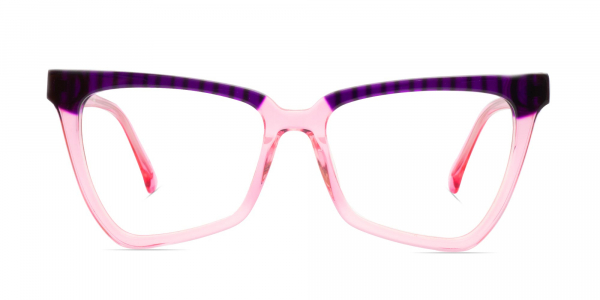 Two Tone Cat Eye Glasses-1