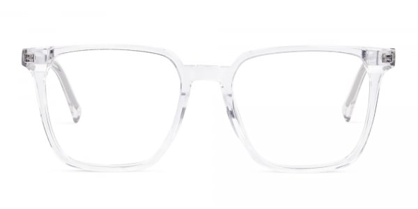 Crystal Clear Square Glasses
