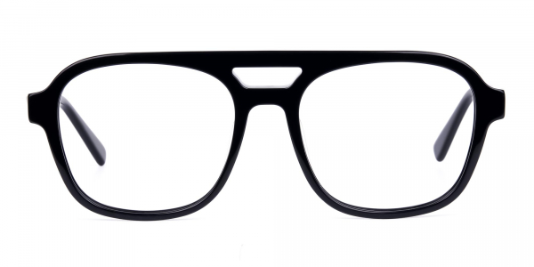 Simple Black Aviator Glasses