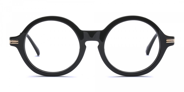 black circle glasses frames