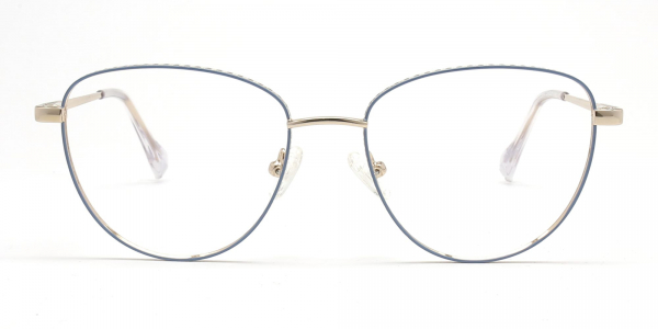 Golden Frame Cat Eye glasses
