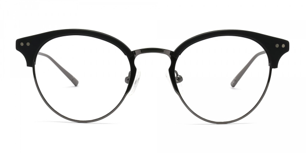 Black Horn Rimmed Glasses