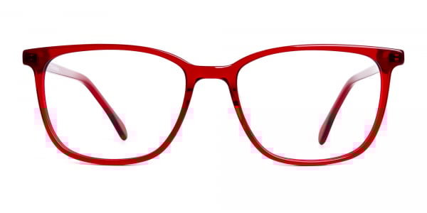 Wine Red Wayfarer and Rectangular Glasses Frames