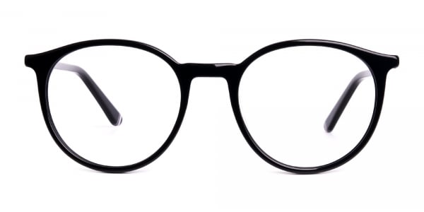 black round full rim glasses frames