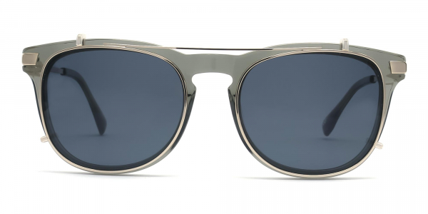 aviator clip on sunglasses