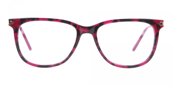 Calvin Klein CK19704 Wayfarer Glasses In Berry Tortoise