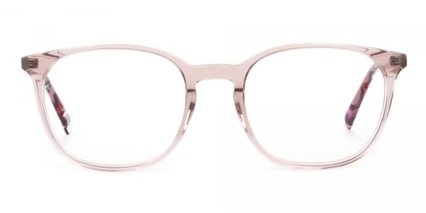 Crystal Pink Eyeglasses in Wayfarer  