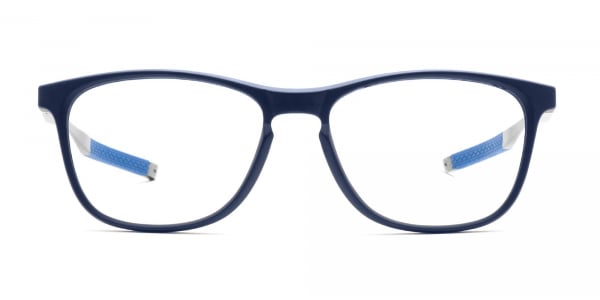 Blue Cycling Glasses