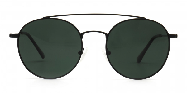 Green Round Sunglasses