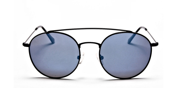 Blue Round Sunglasses Onli
