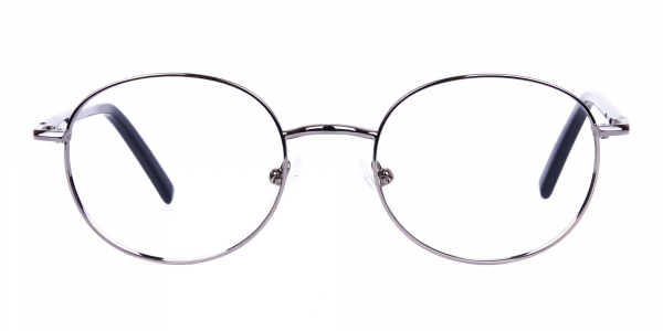 round titanium eyeglass frames