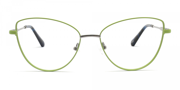 Dalton Cat Eye Dark Green Glasses