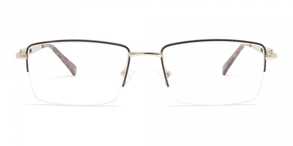 Titanium Half Rim Eyeglass Frames