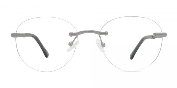 Rimless Circle Glasses-1