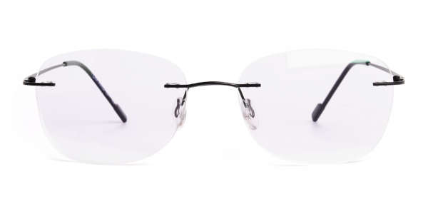 black wayfarer rimless wayfarer glasses frames