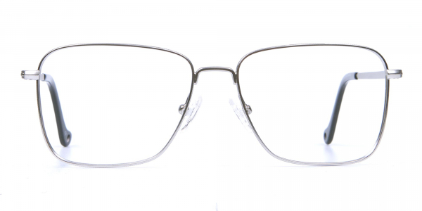 Silver Rectangular Glasses, Eyeglass