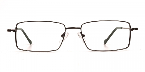 Rectangular brown Glasses, Eyeglasses 