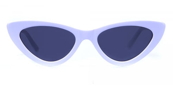 White Cat Eye Sunglass