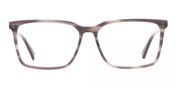 TED BAKER TB8209 ROWE Rectangular Glasses Grey Tortoise