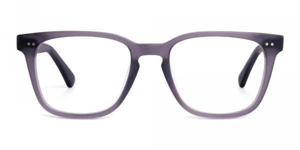 matte grey full rim wayfarer glasses frames
