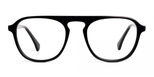 designer black aviator wayfarer full rim glasses frames