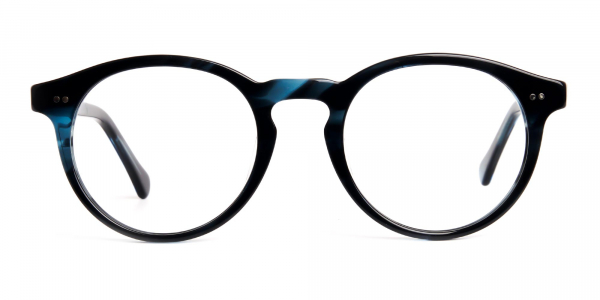 marble blue round fullrim glasses frames