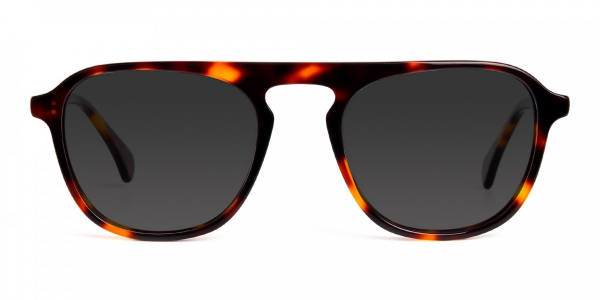 keyhole tortoiseshell sunglasses