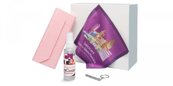 Cleaning Kit with Blush Pink Trifold