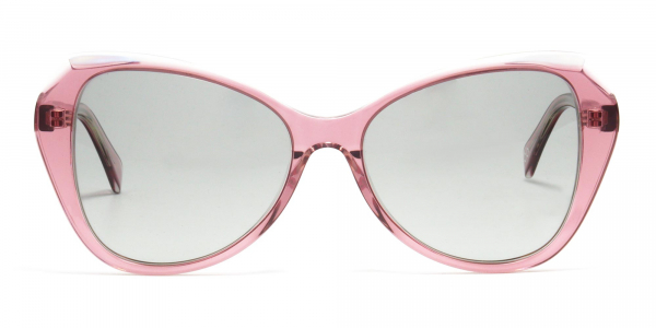 Red Frame Butterfly Shaped Sunglasses