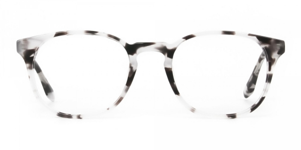 Marble Grey Glasses Frames in Wayfarer  
