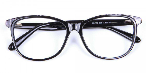 Black Cat Eye Glasses for Women - 5