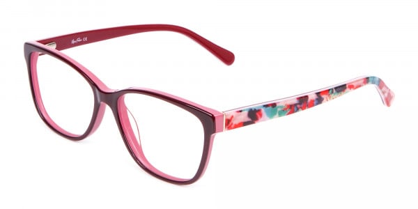 Two-tone Red Glasses for All Occasions-3