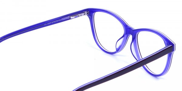 Women's Purple Cat Eye Glasses - 4