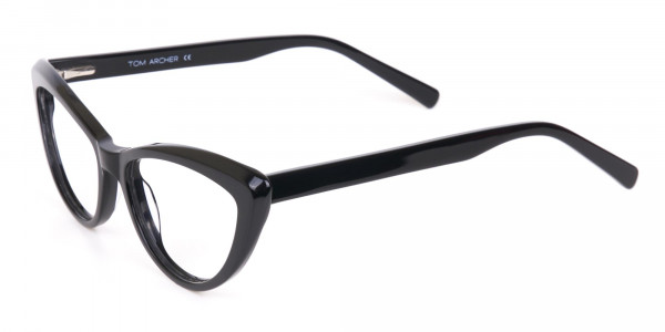 Black Cat Eye Glasses Frame For Women-3