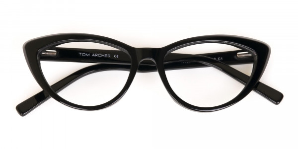 Black Cat Eye Glasses Frame For Women-6