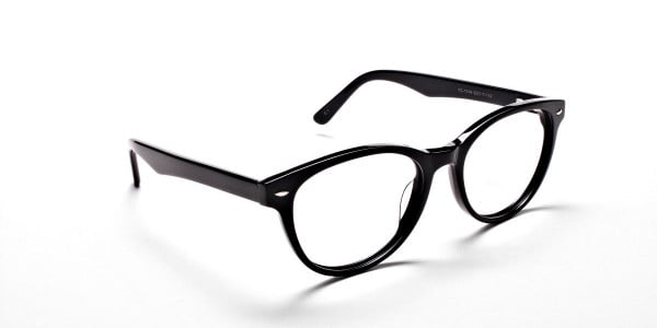 Black Round Glasses -2