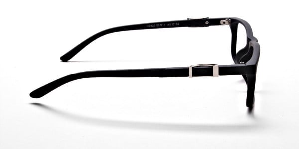 black Wayfarer eyeglasses -3