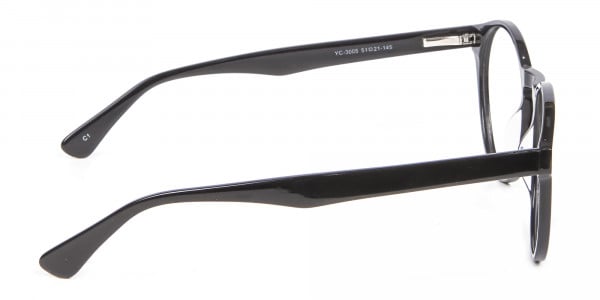 Smooth Dark Quality Eyeglasses - 3