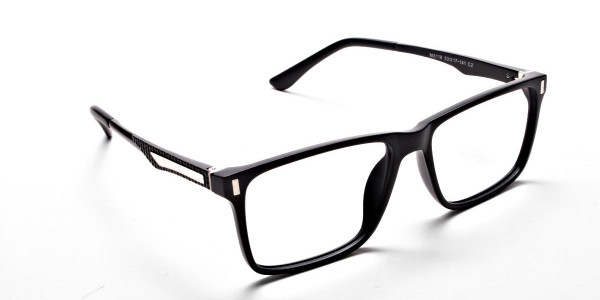 Create a Good Impression with Mattle Black Glasses -1
