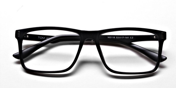 Create a Good Impression with Mattle Black Glasses -5